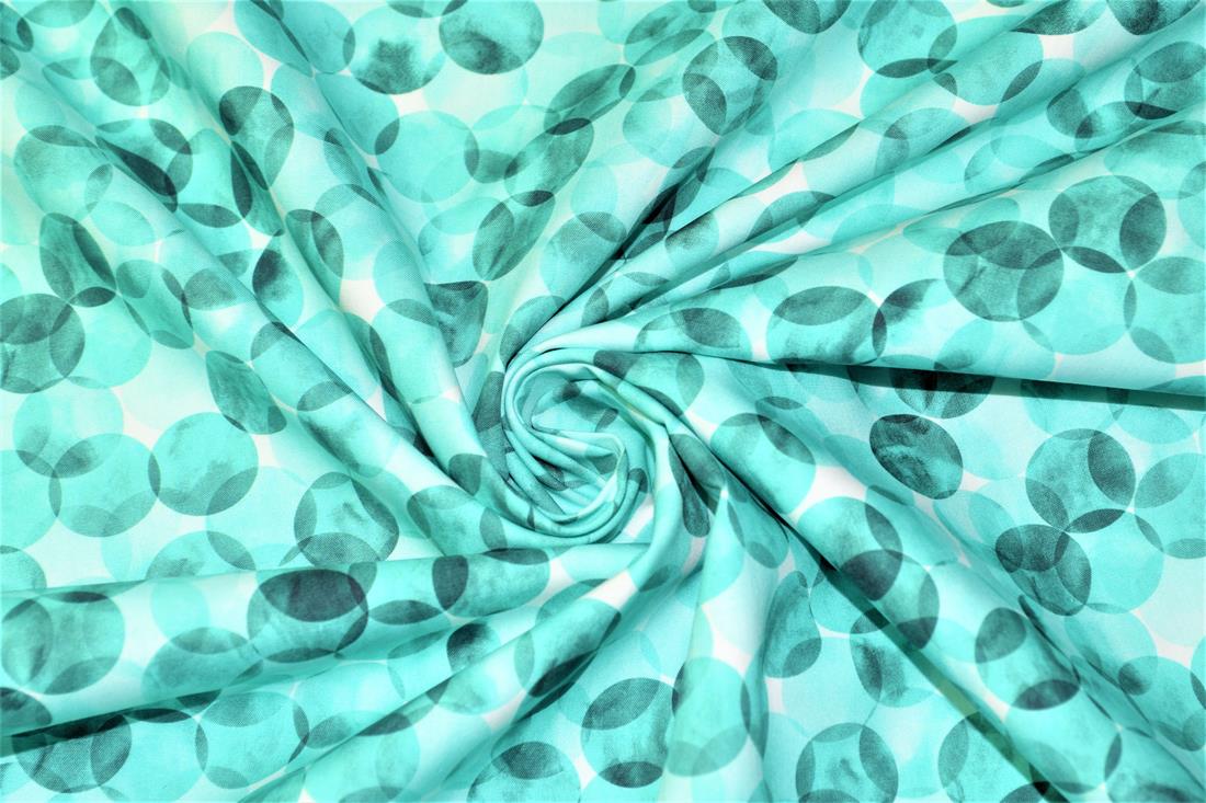 Bokeh Dot Printed 100% Cotton Fabric