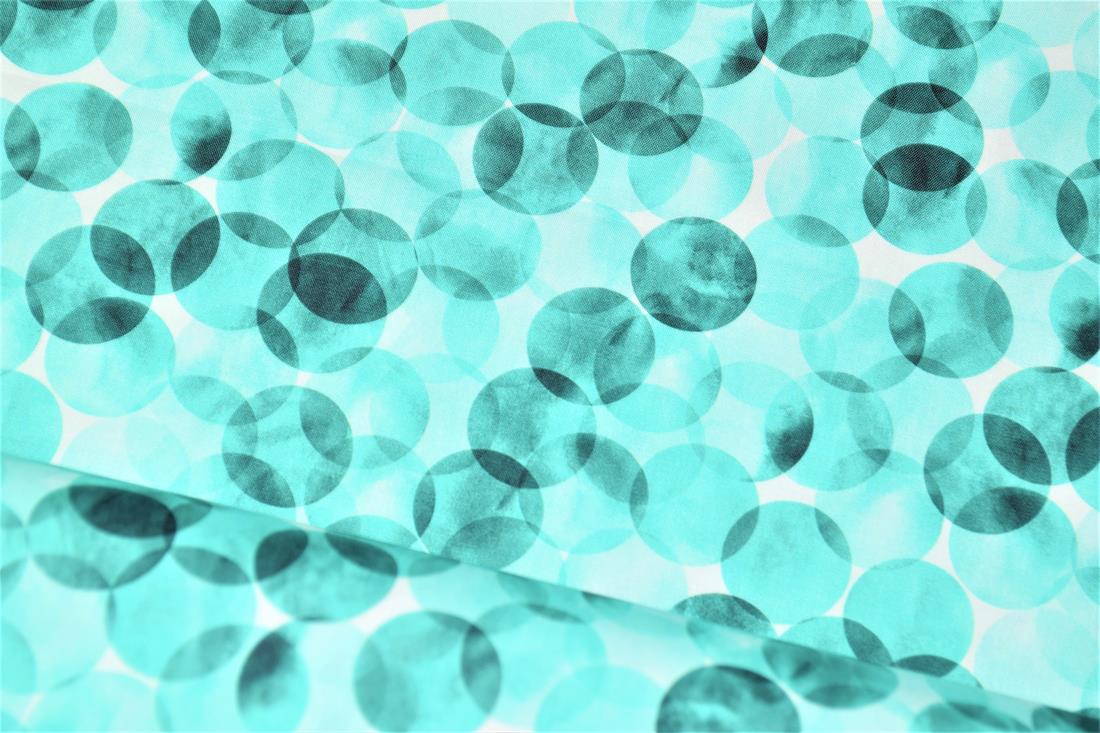 Bokeh Dot Printed 100% Cotton Fabric