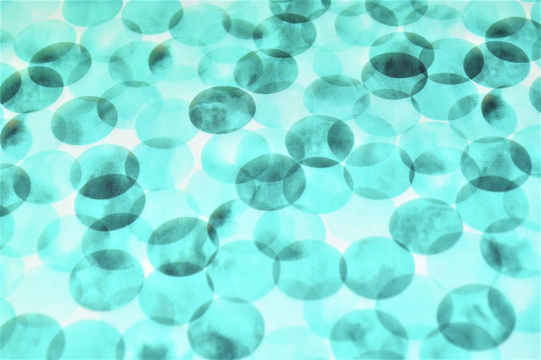 Bokeh Dot Printed 100% Cotton Fabric