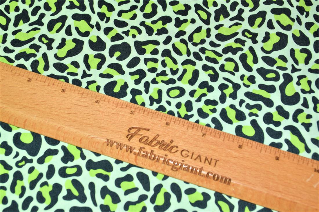 Leopard Skin -Printed Crafty 100% Cotton Fabric