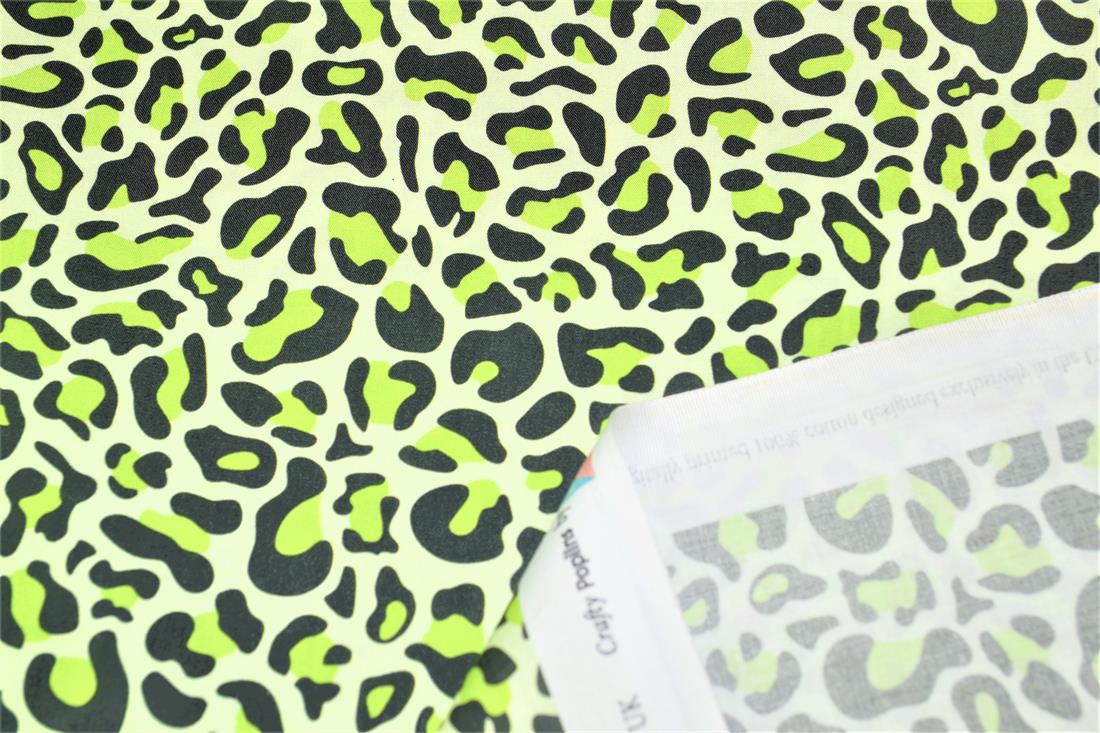 Leopard Skin -Printed Crafty 100% Cotton Fabric