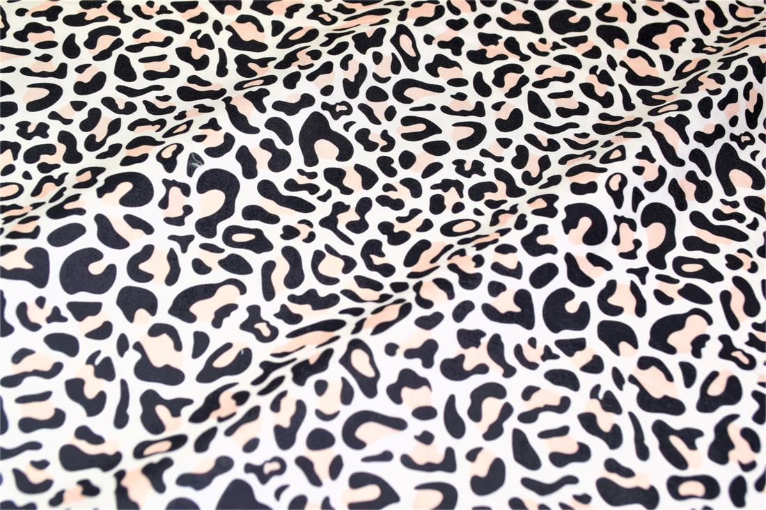 Leopard Skin -Printed Crafty 100% Cotton Fabric