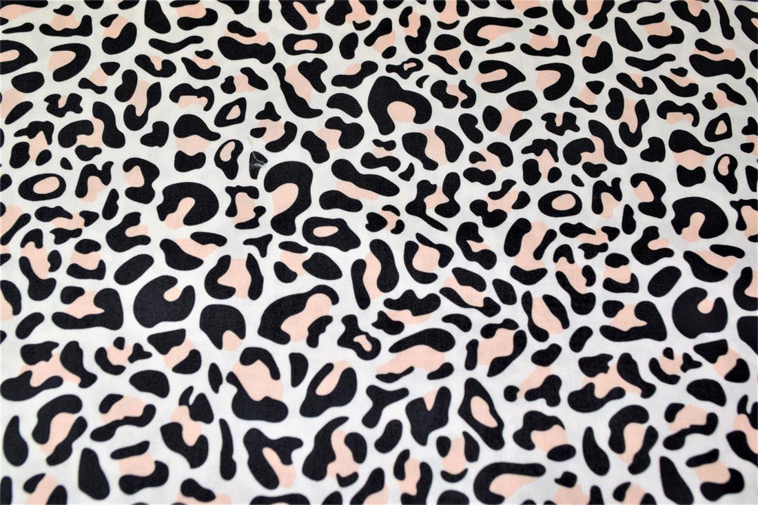 Leopard Skin -Printed Crafty 100% Cotton Fabric
