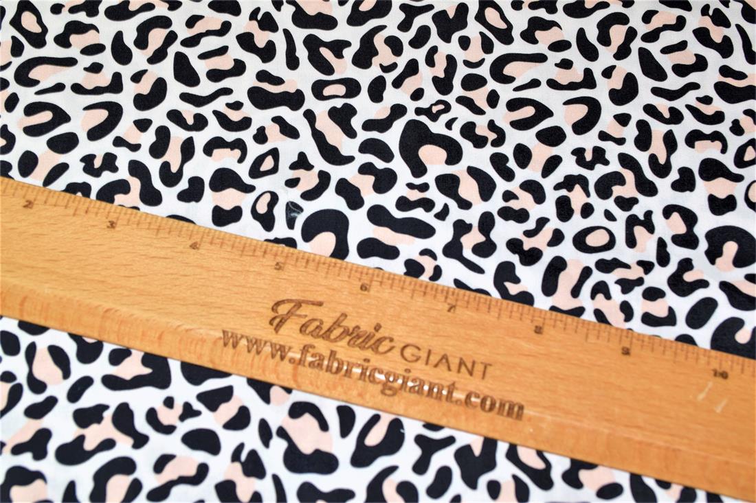Leopard Skin -Printed Crafty 100% Cotton Fabric