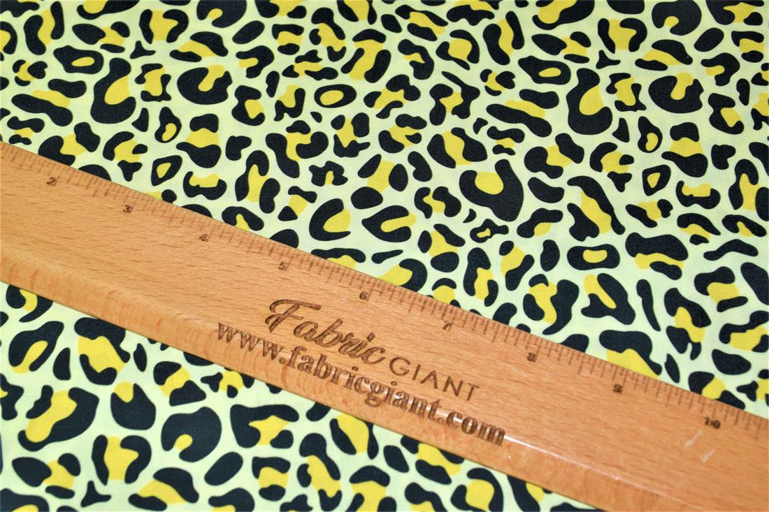 Leopard Skin -Printed Crafty 100% Cotton Fabric
