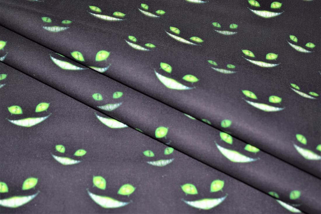 Printed 100% Cotton Cheshire Cat Fabric