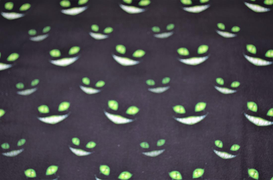 Printed 100% Cotton Cheshire Cat Fabric