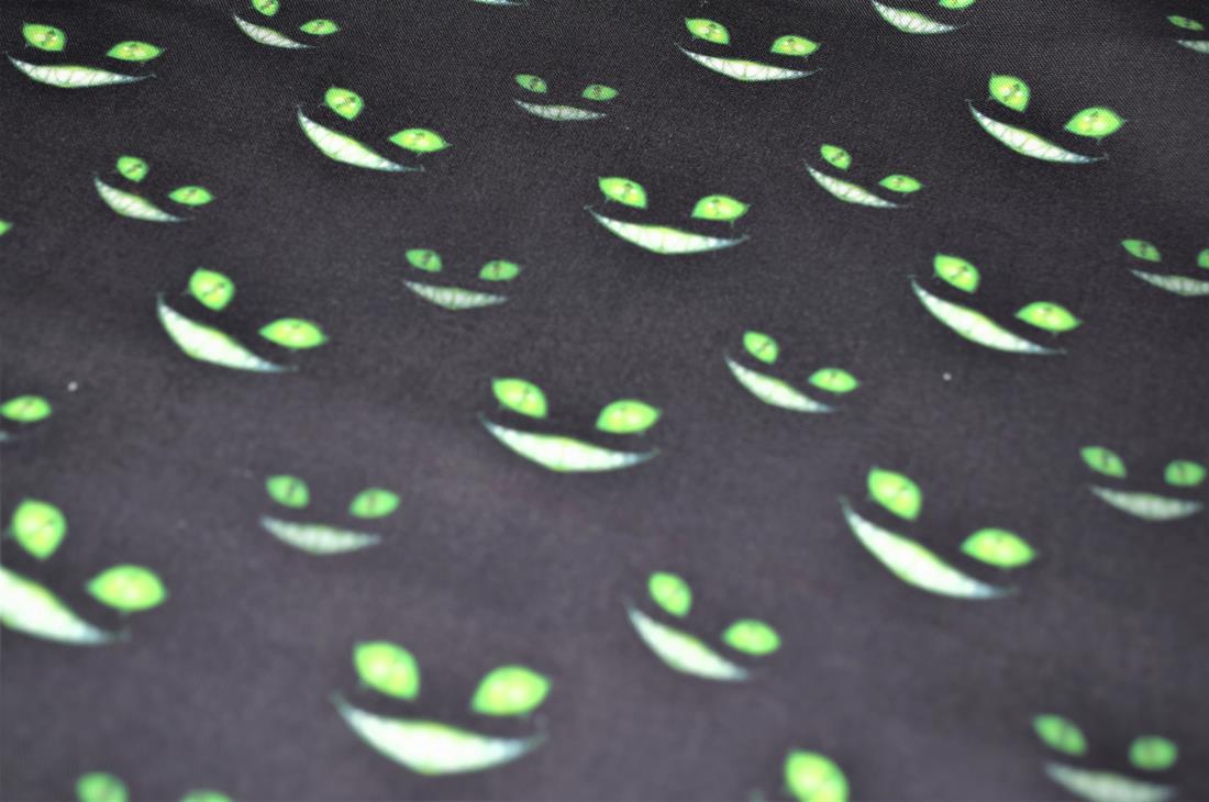 Printed 100% Cotton Cheshire Cat Fabric