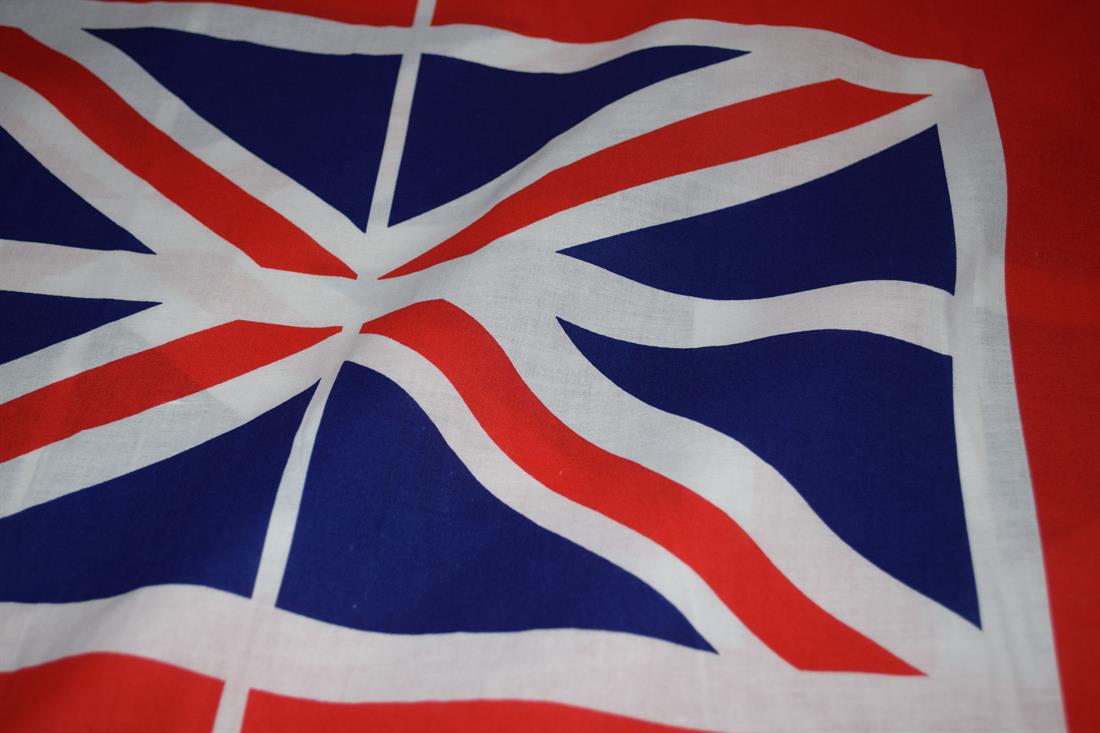 Union Jack Flag Printed 100% Cotton Poplin