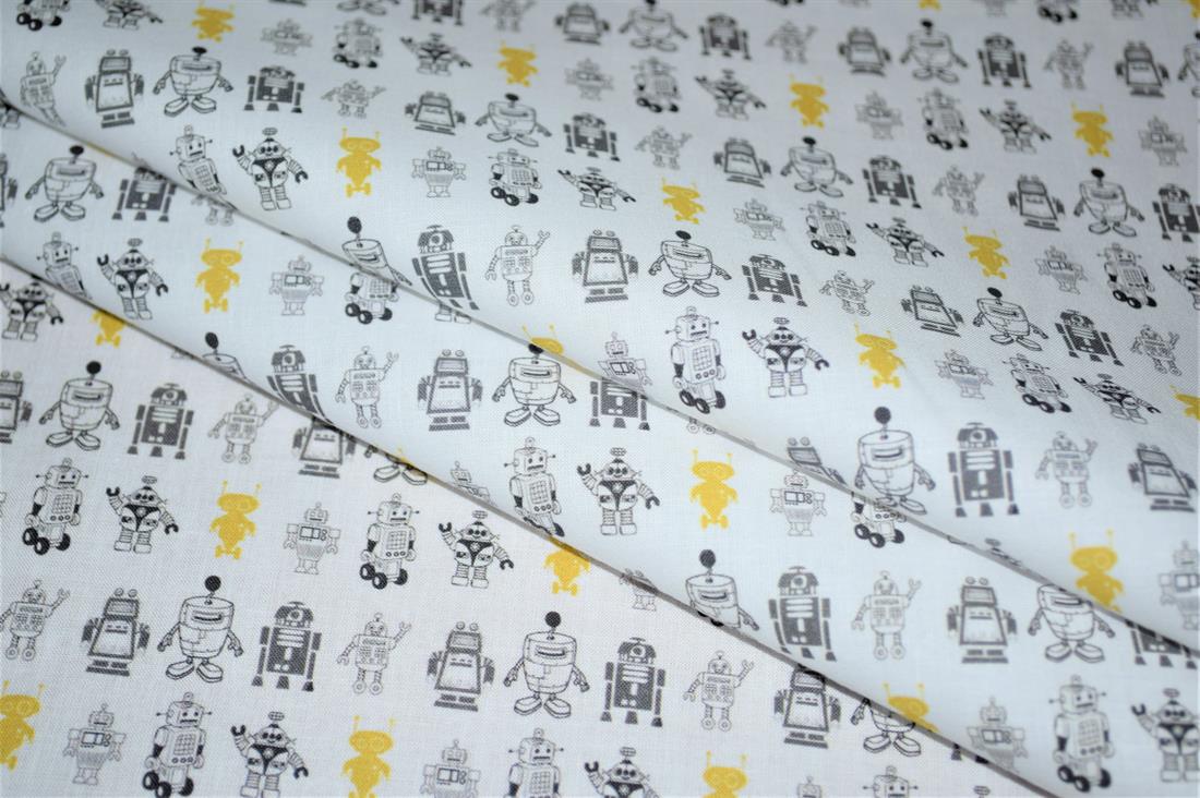 White Printed 100% Cotton Fabric