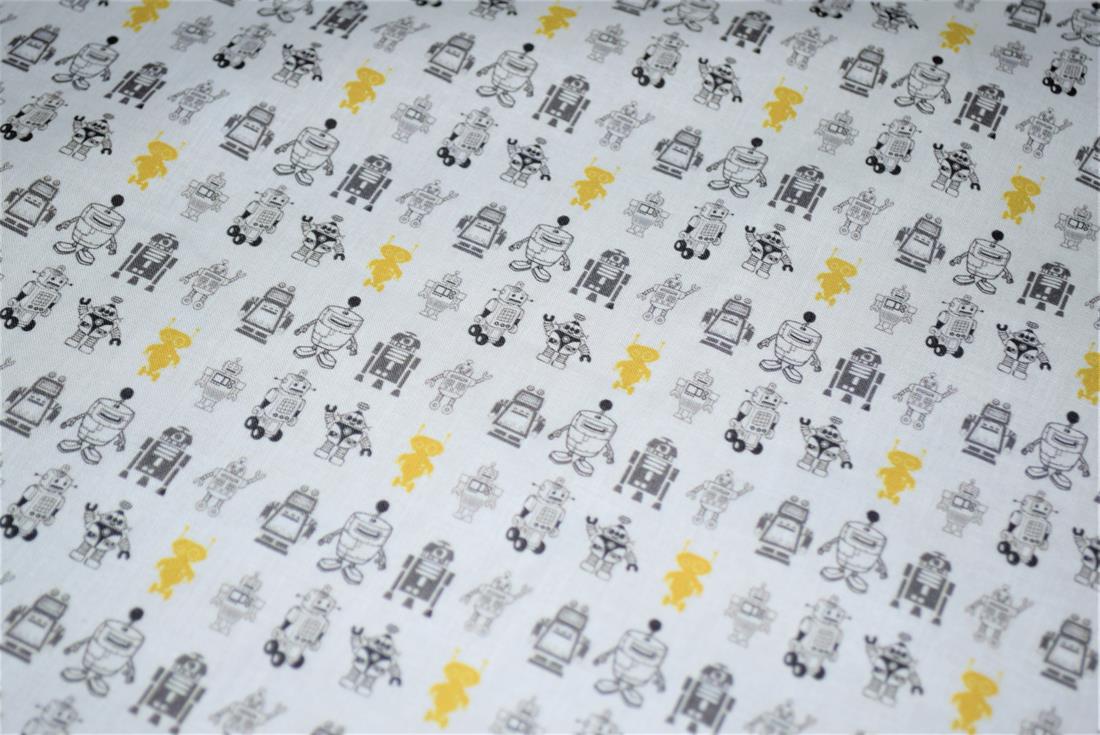 White Printed 100% Cotton Fabric