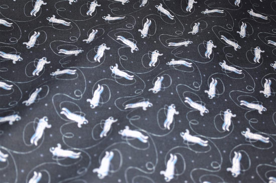 Black Printed 100% Cotton Fabric