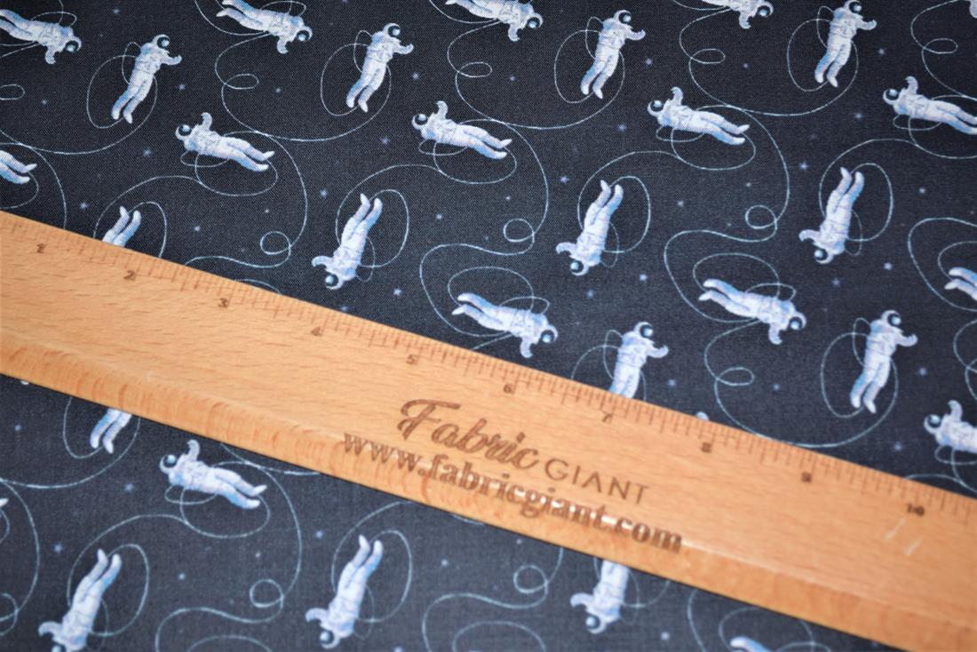 Black Printed 100% Cotton Fabric