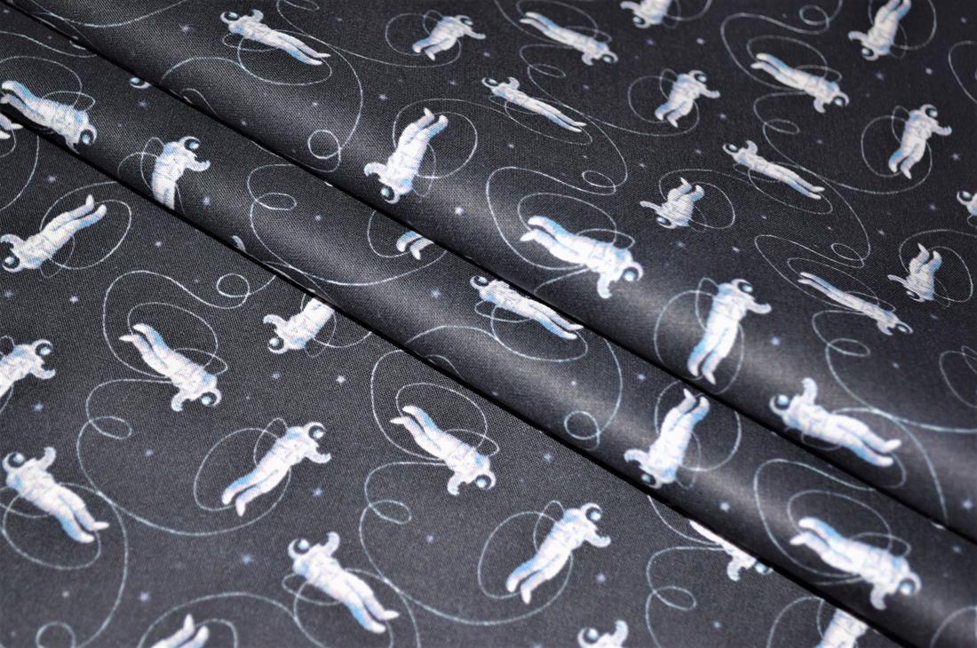 Black Printed 100% Cotton Fabric