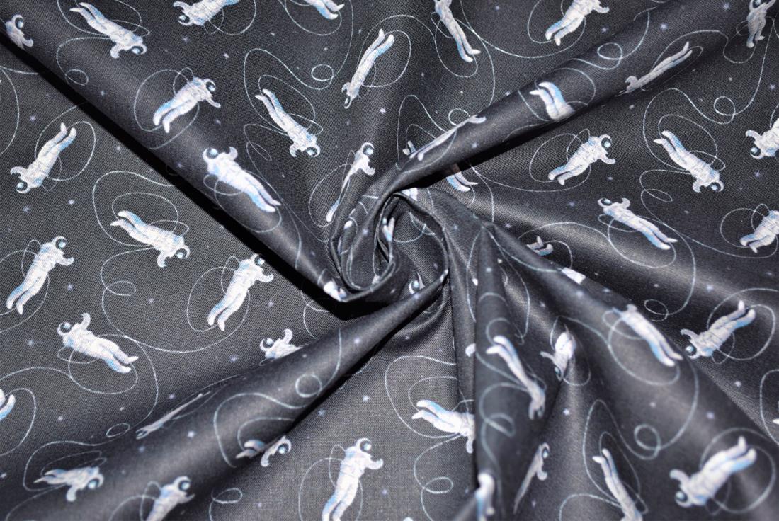 Black Printed 100% Cotton Fabric
