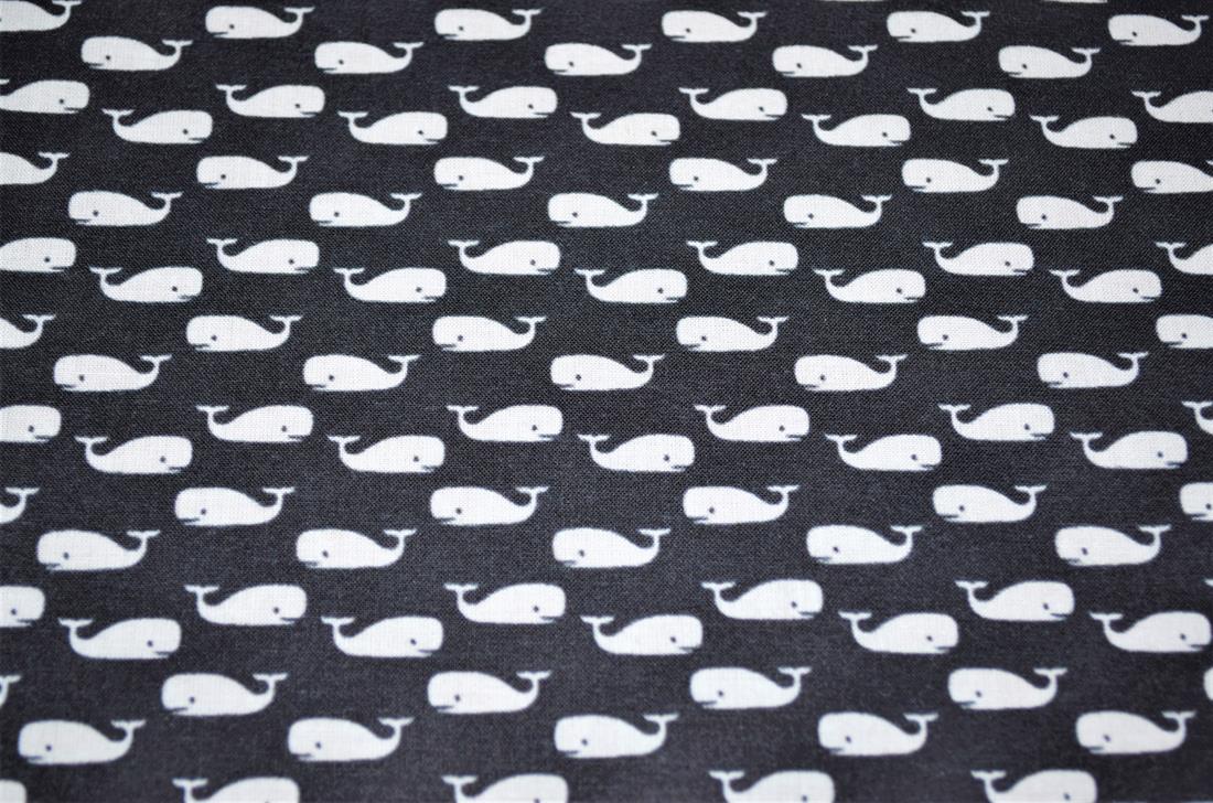 Black Printed 100% Cotton Fabric