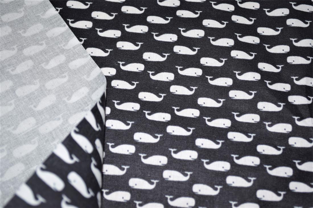Black Printed 100% Cotton Fabric