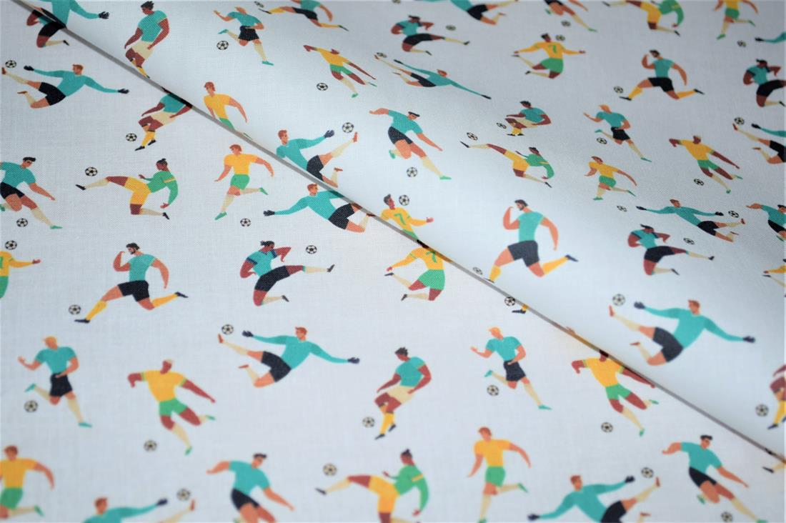 White Printed 100% Cotton Fabric