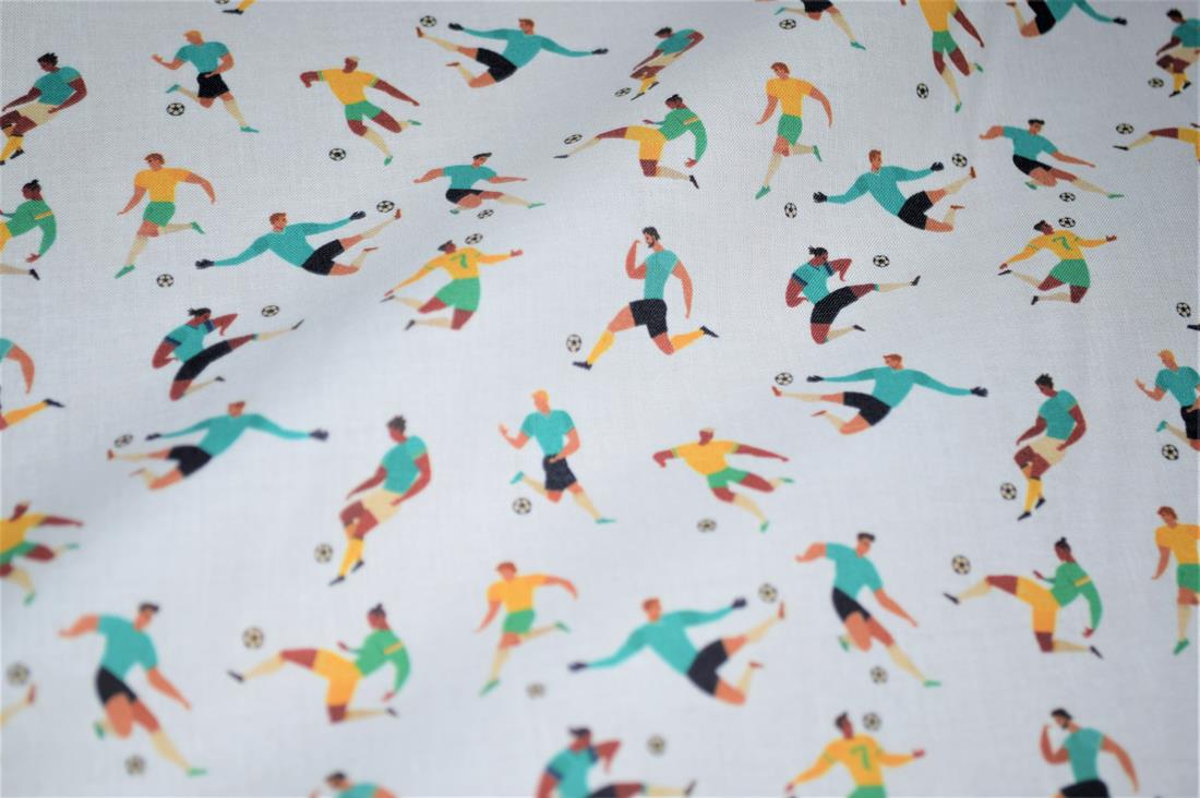 White Printed 100% Cotton Fabric