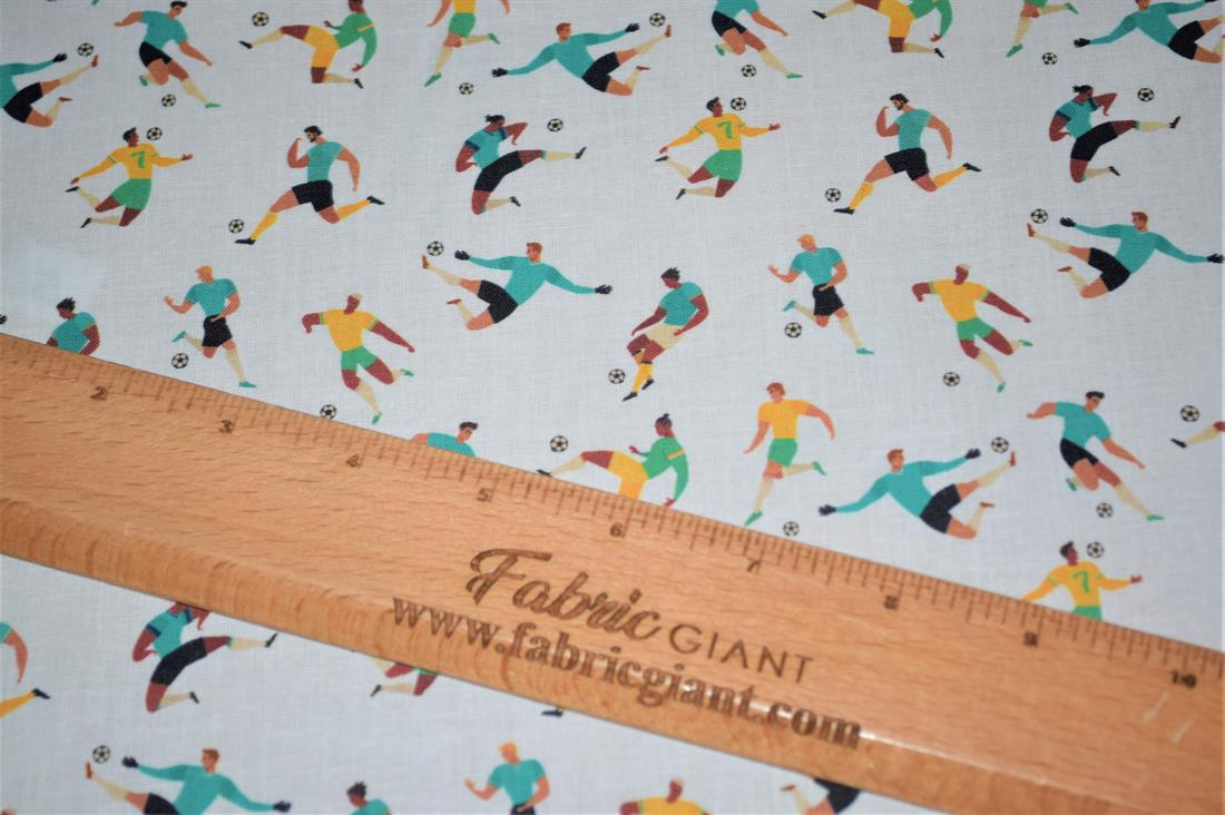 White Printed 100% Cotton Fabric