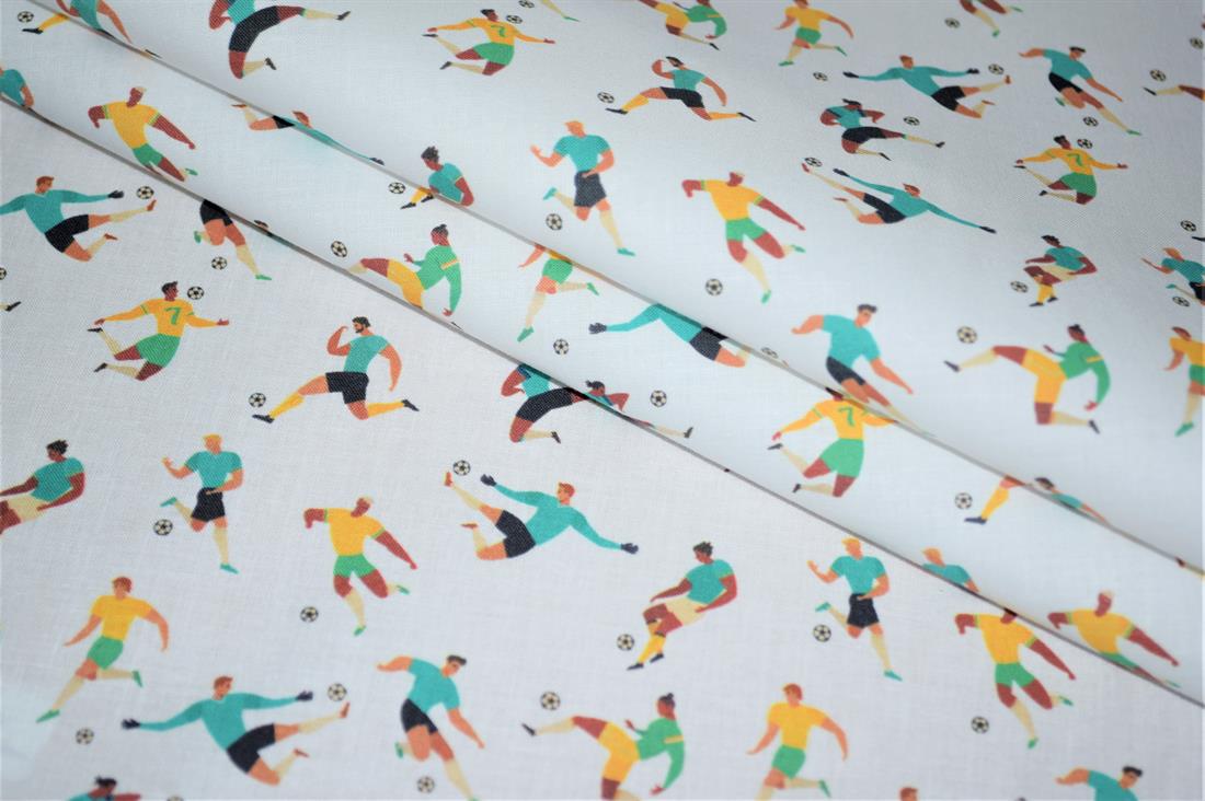 White Printed 100% Cotton Fabric