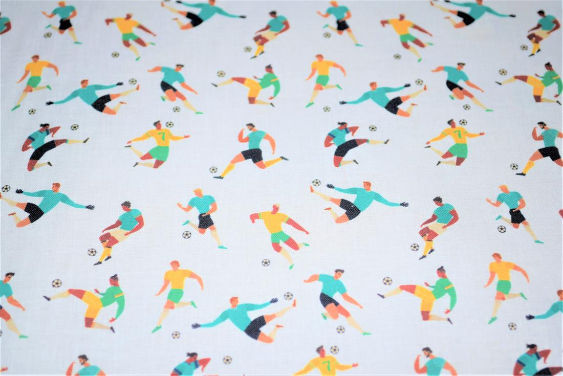 White Printed 100% Cotton Fabric