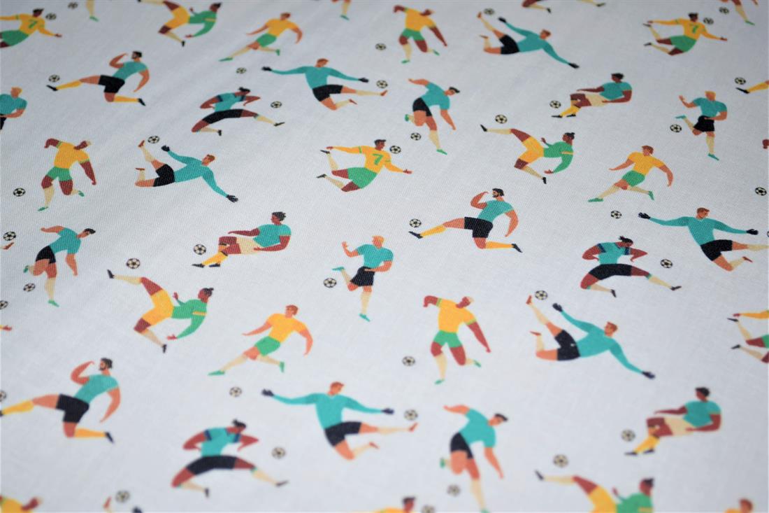 White Printed 100% Cotton Fabric