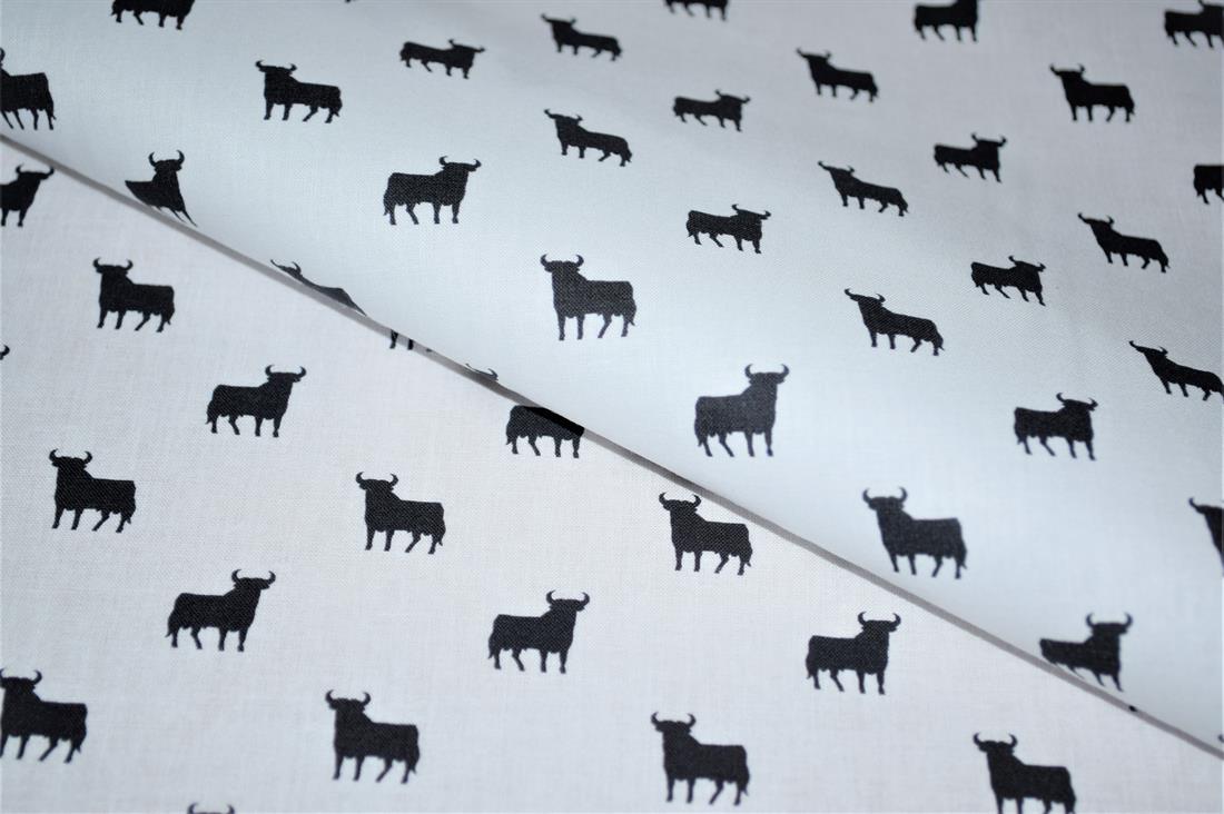 White Printed 100% Cotton Fabric