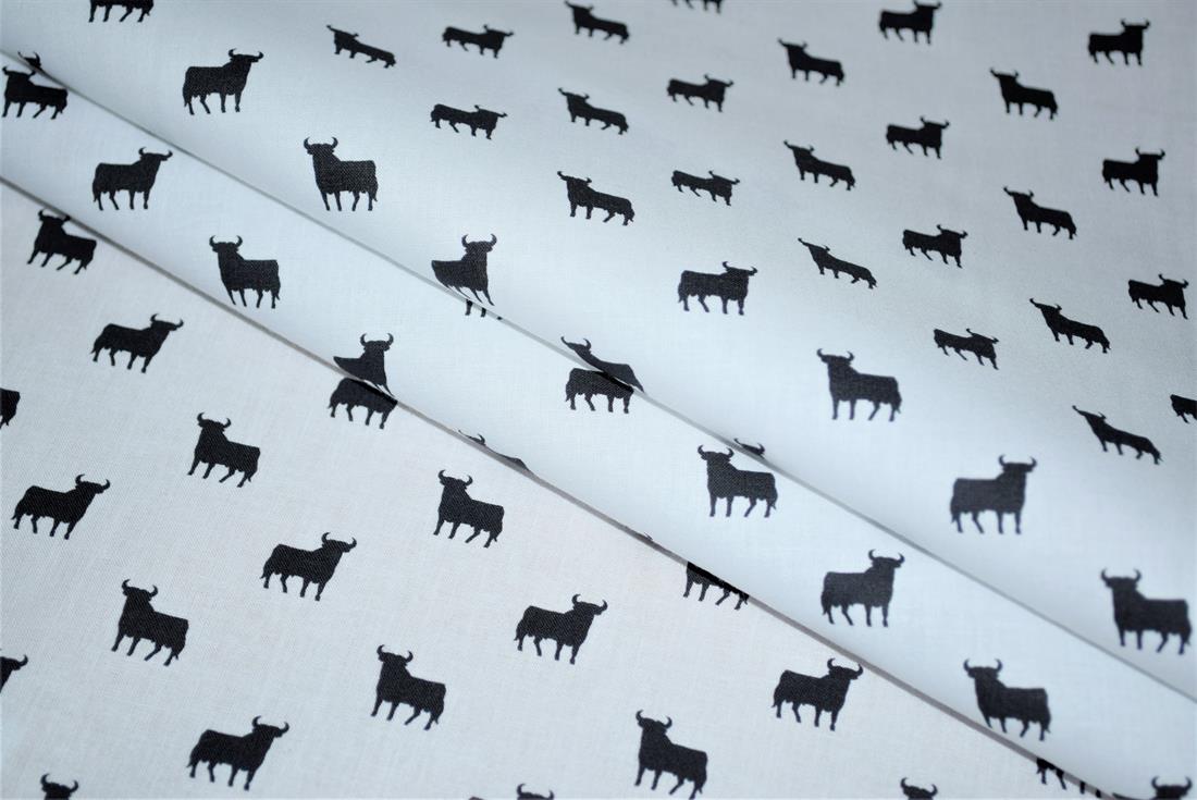White Printed 100% Cotton Fabric