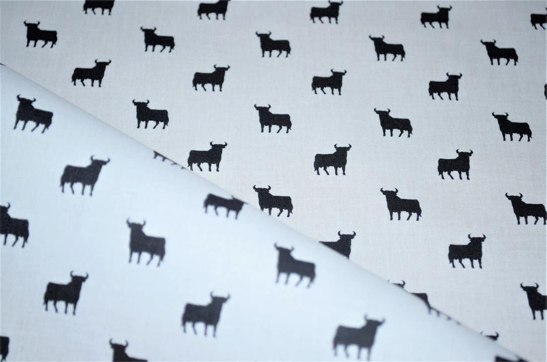 White Printed 100% Cotton Fabric
