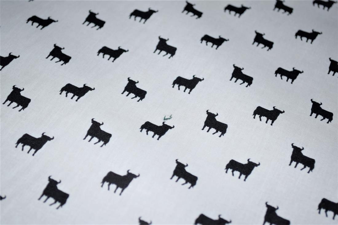 White Printed 100% Cotton Fabric
