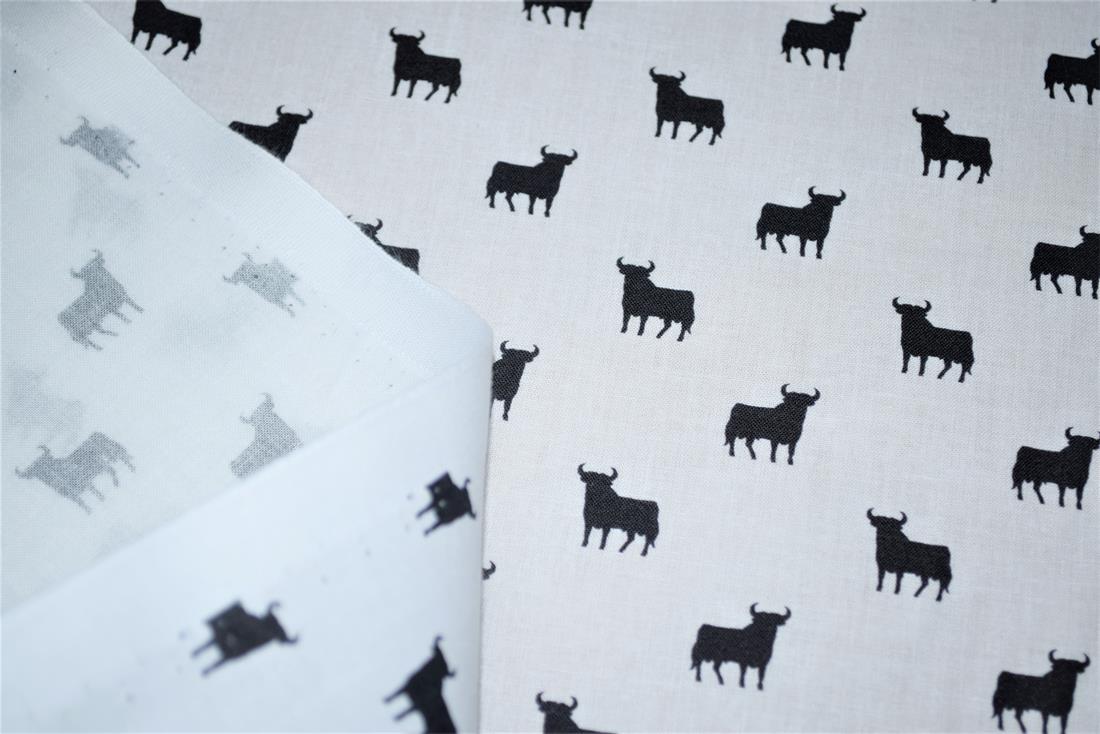White Printed 100% Cotton Fabric