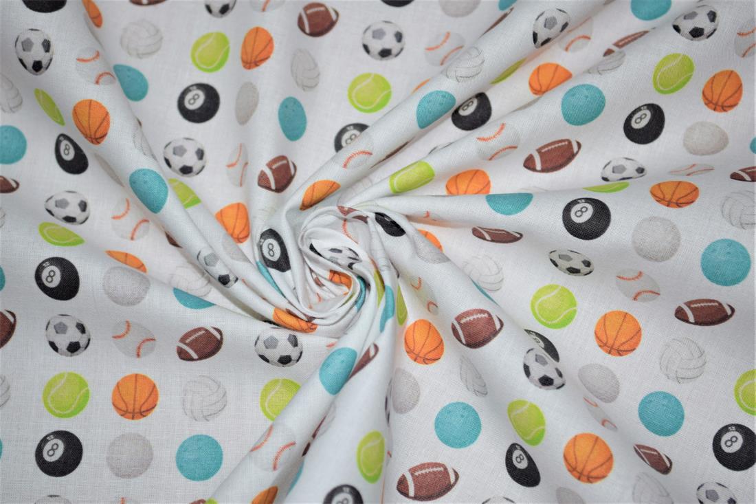 White Printed 100% Cotton Fabric
