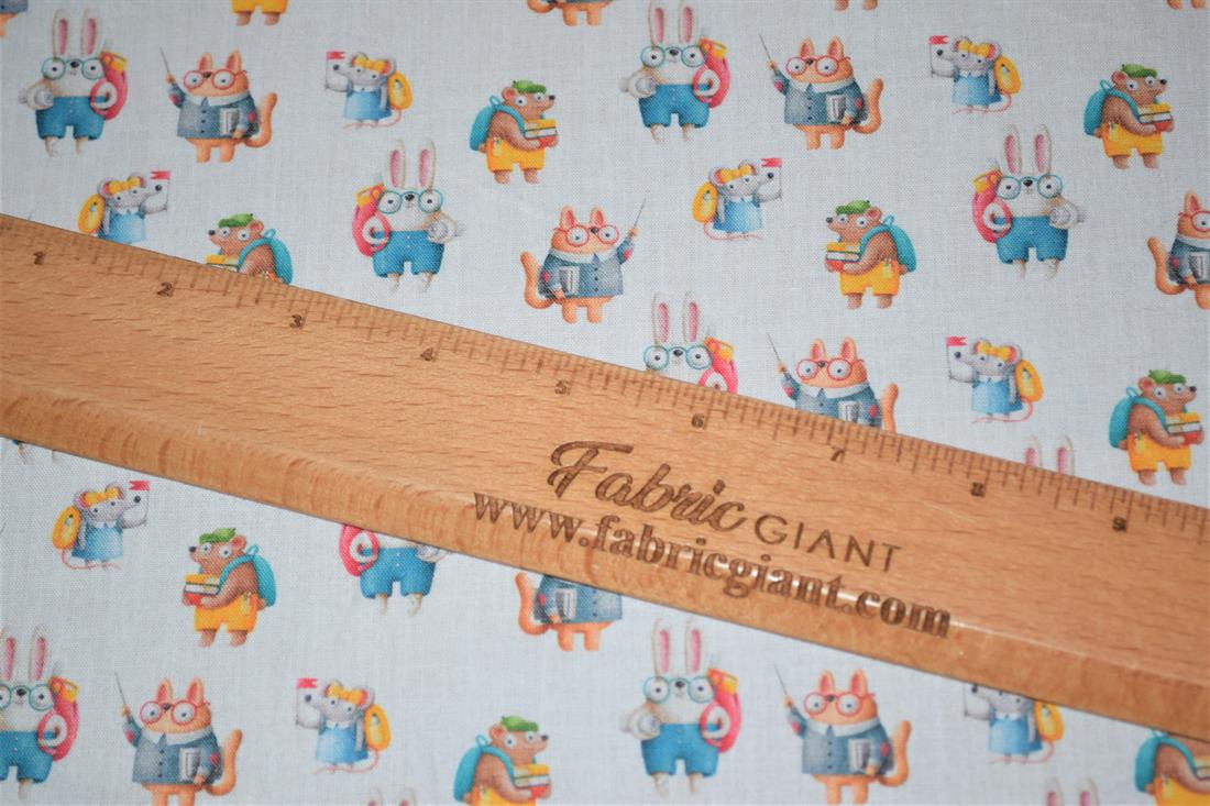 White Printed 100% Cotton Fabric