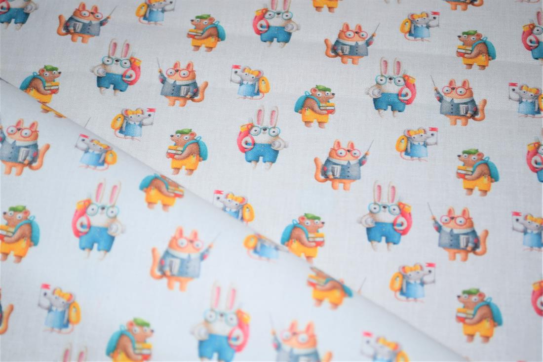 White Printed 100% Cotton Fabric
