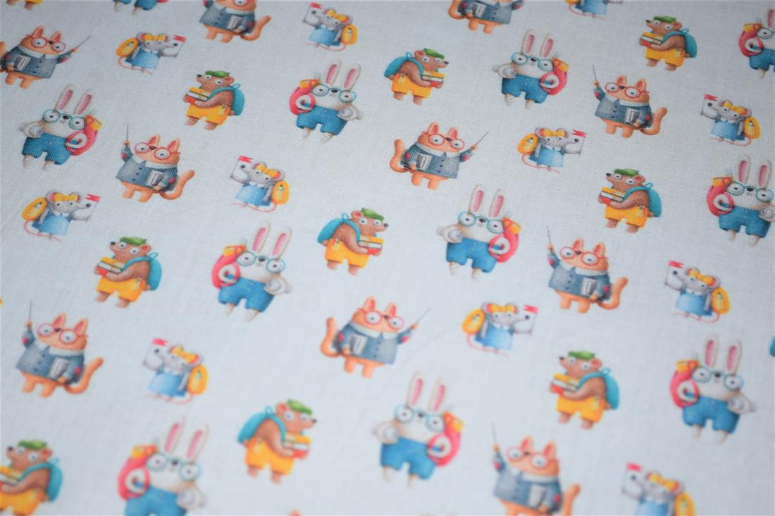 White Printed 100% Cotton Fabric