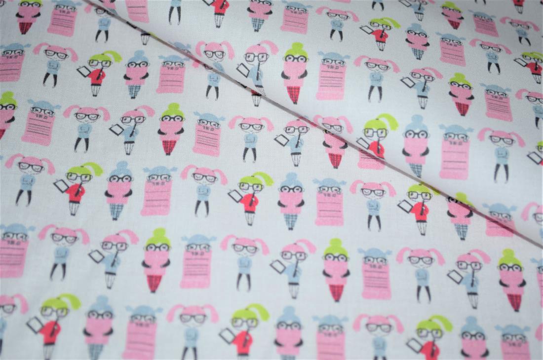 White Printed 100% Cotton Fabric