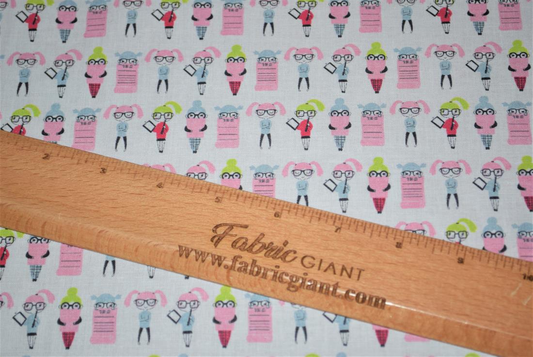 White Printed 100% Cotton Fabric