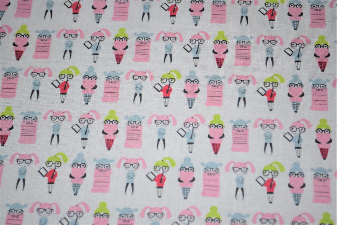 White Printed 100% Cotton Fabric