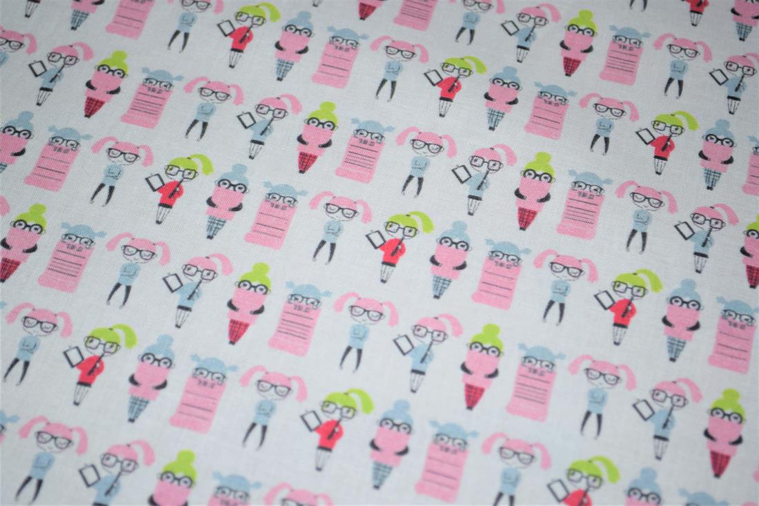 White Printed 100% Cotton Fabric