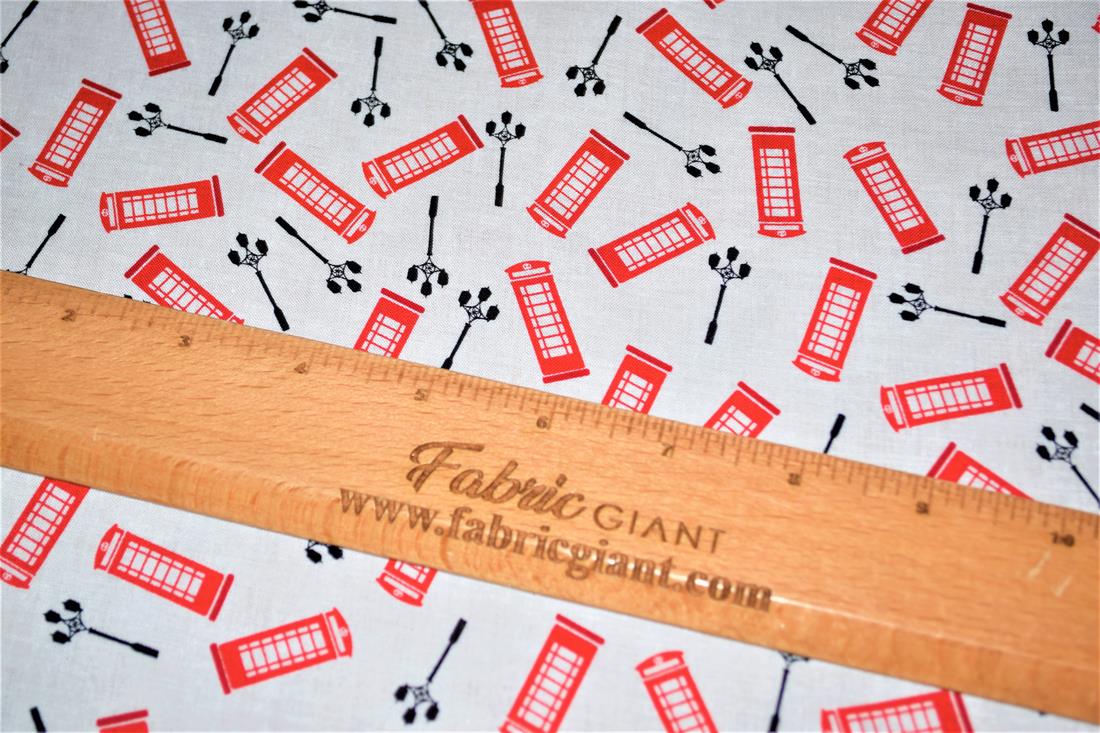 White Printed 100% Cotton Fabric