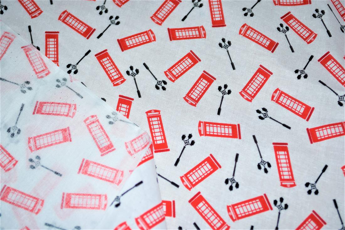 White Printed 100% Cotton Fabric