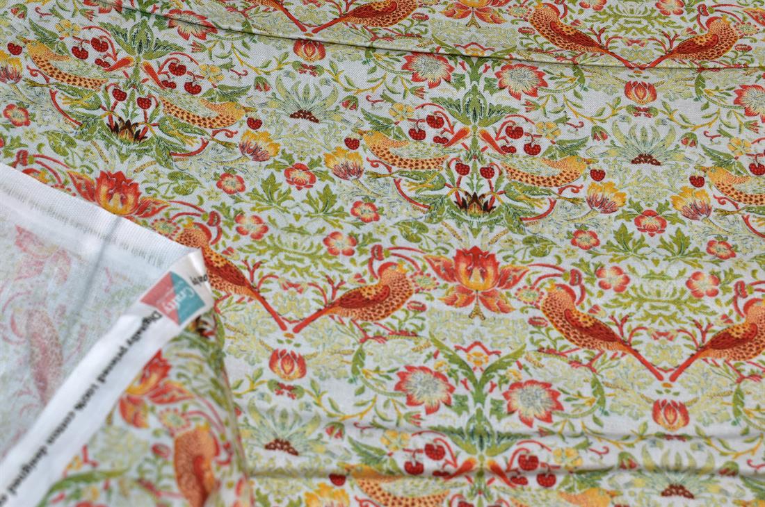 William Morris Strawberry Thief Cotton Fabric