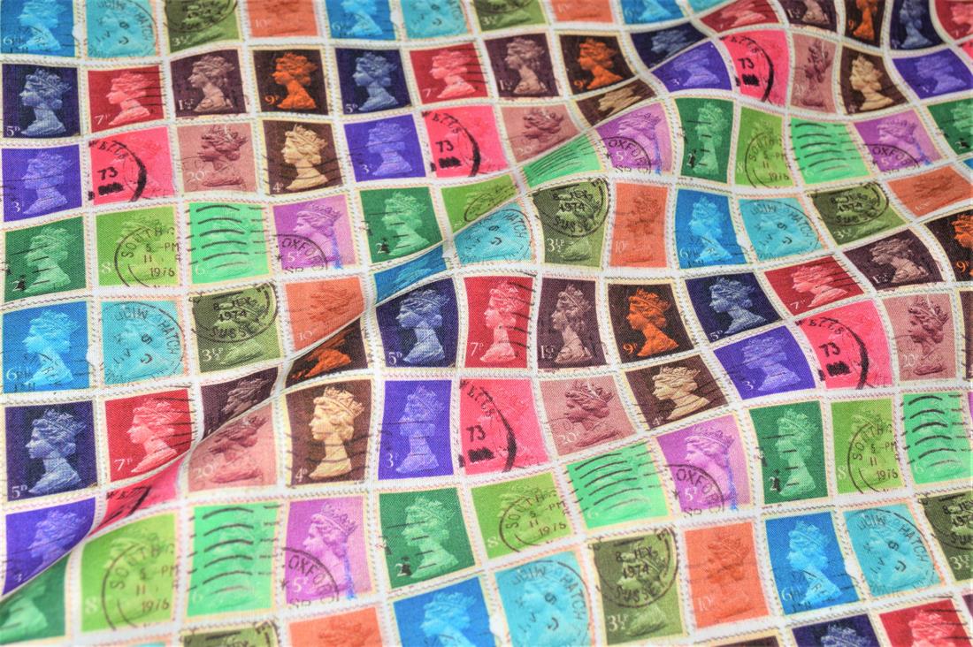 Stams Union Jack 100% Cotton Fabric Material