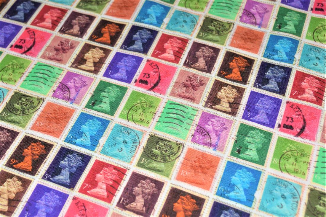 Stams Union Jack 100% Cotton Fabric Material
