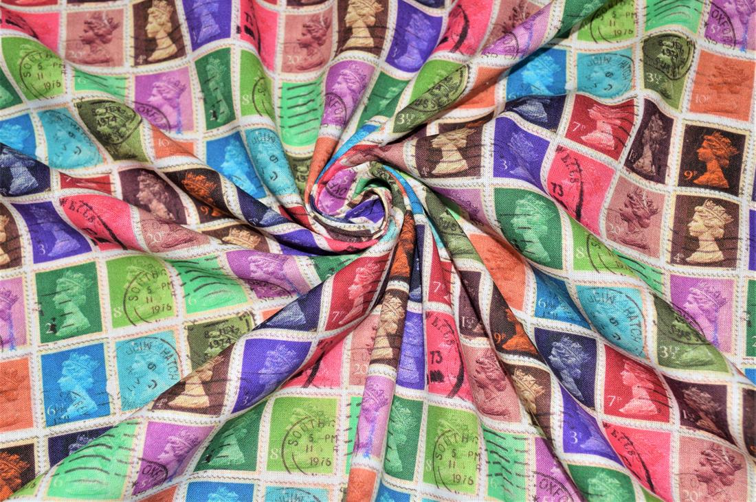 Stams Union Jack 100% Cotton Fabric Material