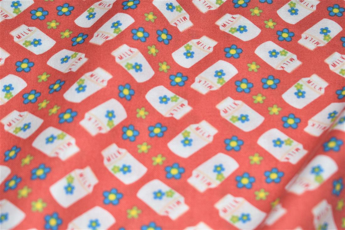 Red A Wonderful Festive Fabric