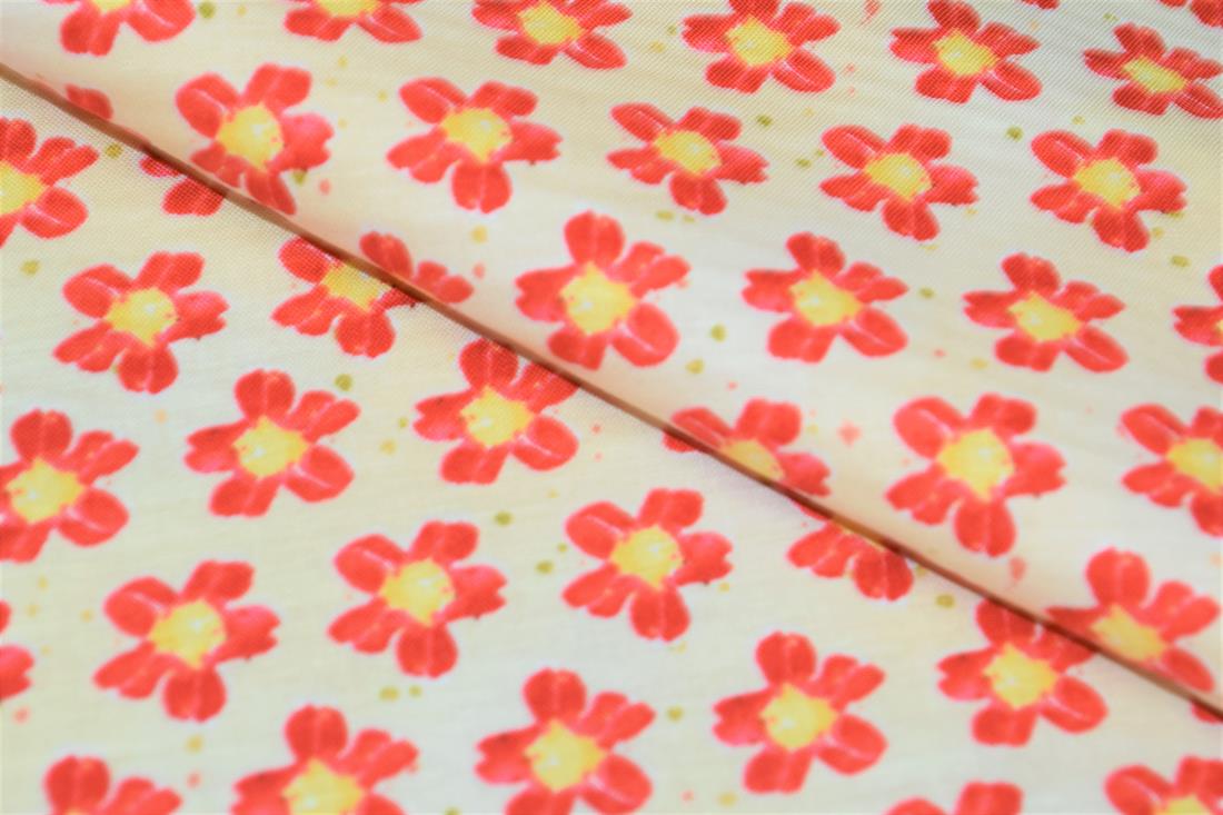 Flower Print Cotton Fabric