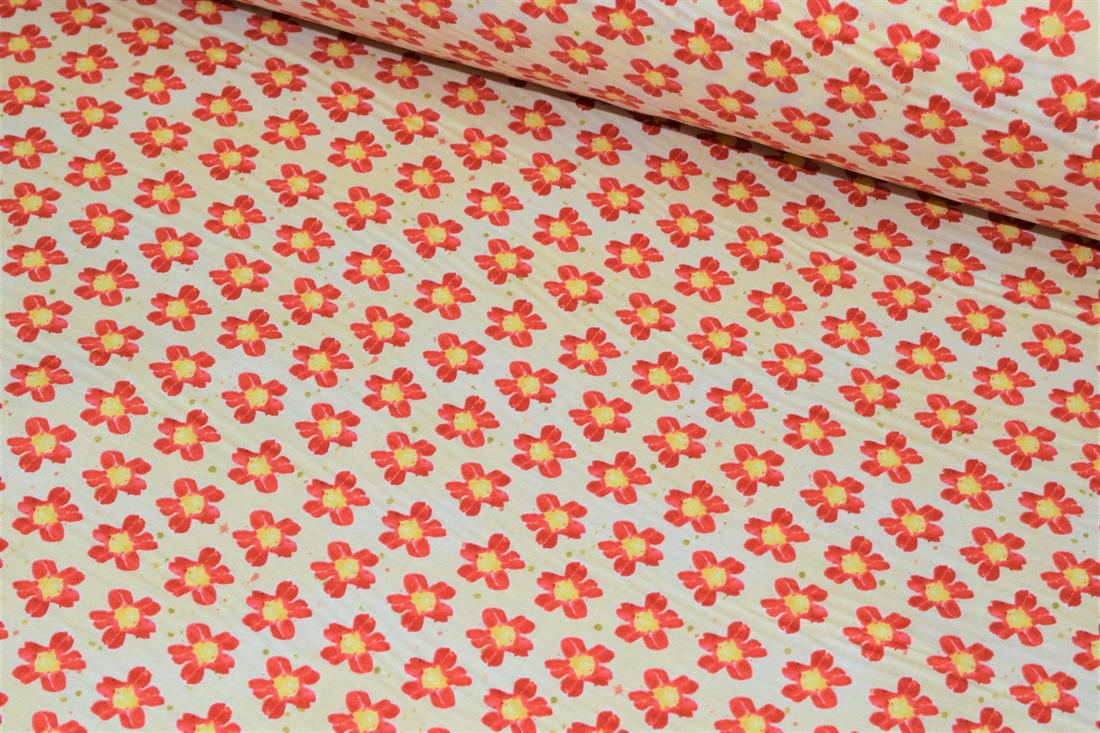 Flower Print Cotton Fabric