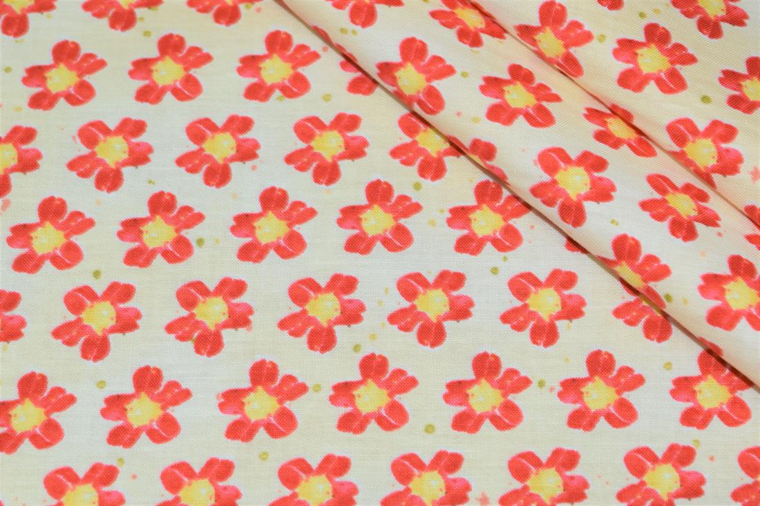 Flower Print Cotton Fabric